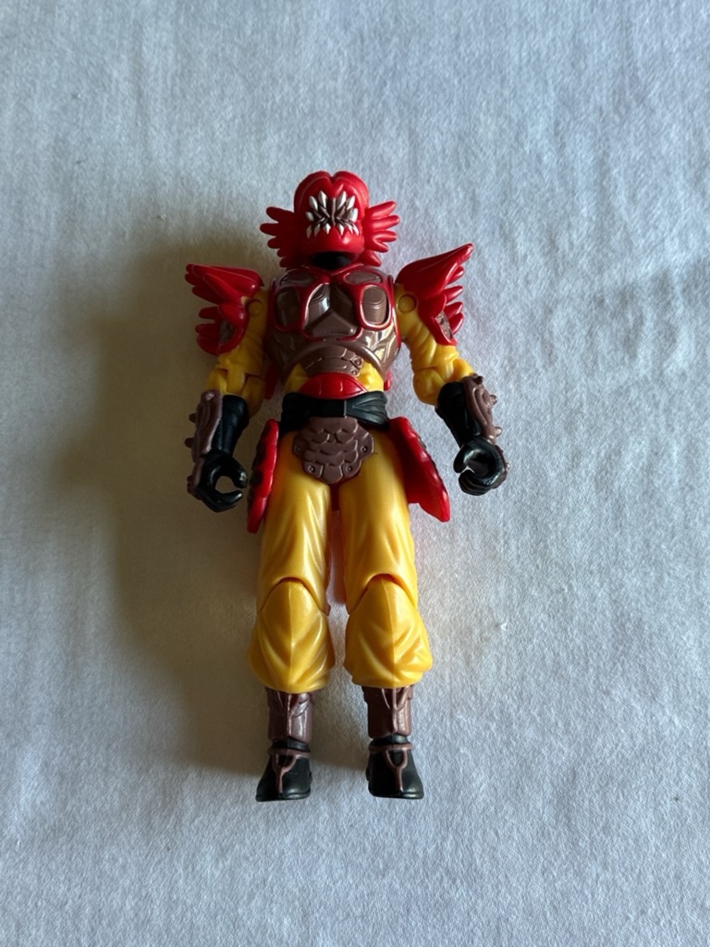Power Ranger Villain Red & Yellow Warrior Action Figure Kids Toy